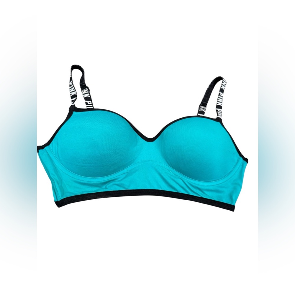 Vibrant Victoria’s Secret Teal Bra with Black‎ Trim